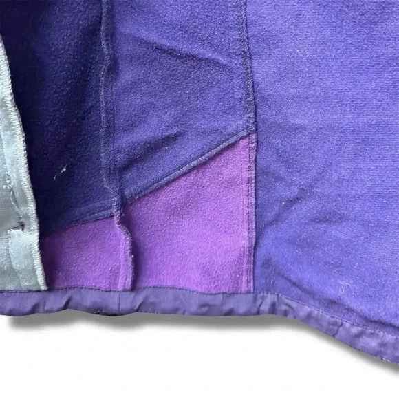 Free Tech Women's XS Purple Hooded Windbreaker Jacket Lightweight - Picture 7 of 9